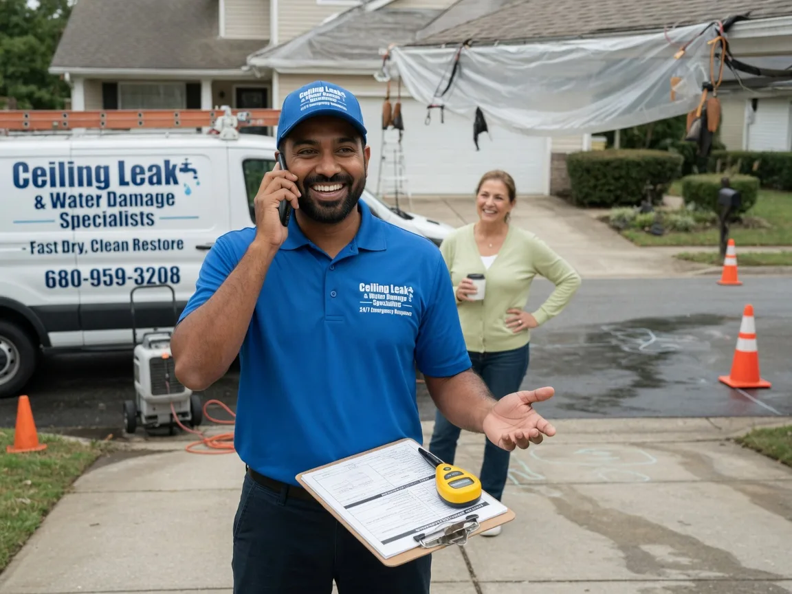 Ceiling Leak Cleanup Fort Wingate, NM FAQs